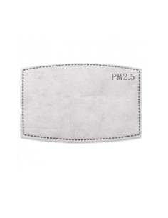 Filtro de 5 capas para mascarillas reutilizables