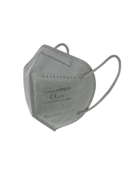 Mascarilla FFP2 homologada, color gris