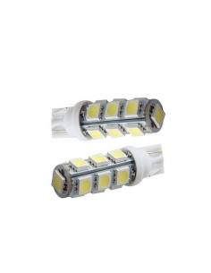 Jgo. Lámparas T10 13 Leds blancos