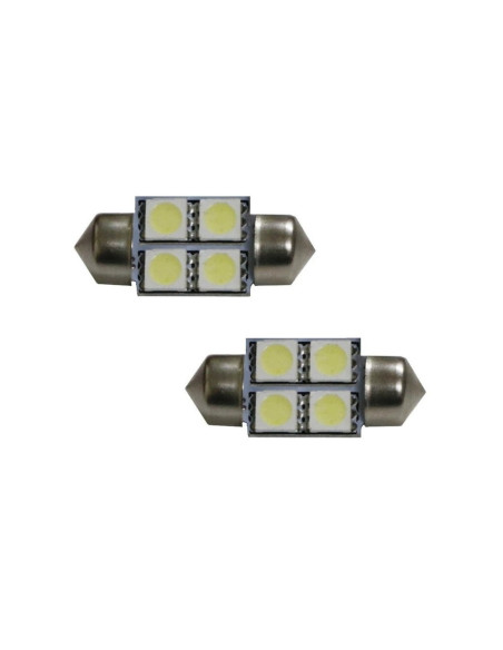 Jgo. Lámparas plafonier 42mm. 4 leds blancos