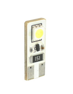 Jgo. bombillas posición T10 2 leds blancos CAN-BUS 2