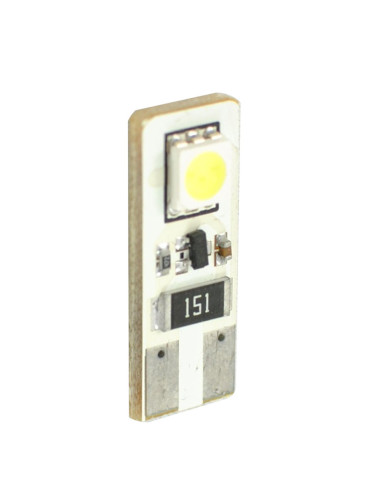 Jgo. bombillas posición T10 2 leds blancos CAN-BUS