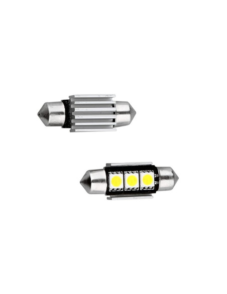 Jgo. Bomb. plafonier 42mm. CAN-BUS 3 leds BLANCOS