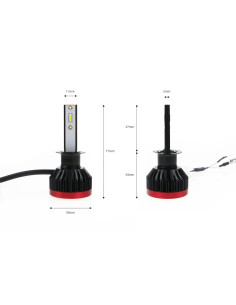 Kit de led H1 (Modelo 1, tipo económico) 2