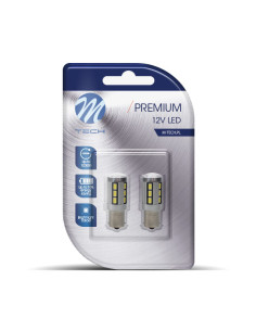 Juego 2 Bombillas Led BA15S 16 Leds Can-Bus