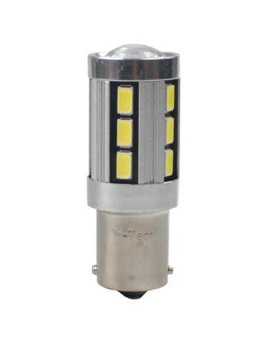 Juego 2 Bombillas Led BA15S 16 Leds Can-Bus