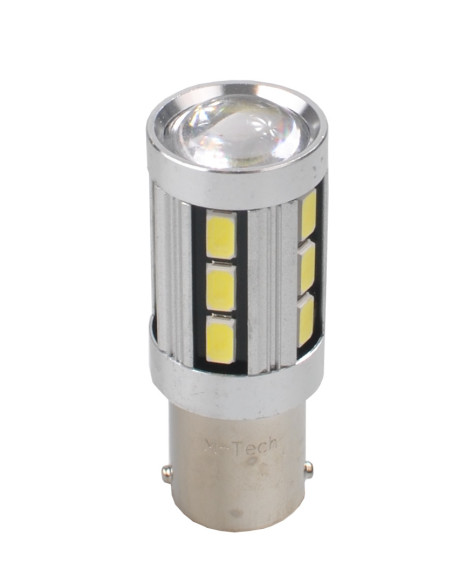 Juego 2 Bombillas Led BA15S 16 Leds Can-Bus