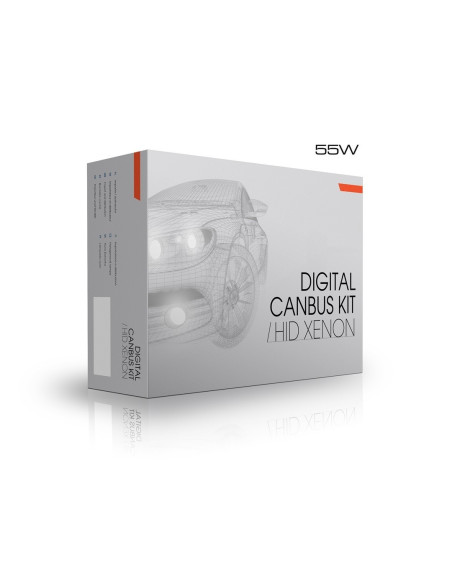 Kit  12V55W H4 HI/LO 6000K CAN-BUS
