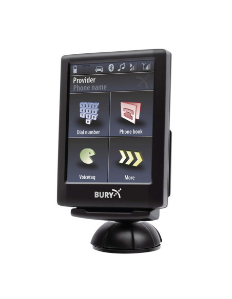 BURY CC9056 Plus - Kit de Manos libres bluetooth con pantalla TFT 2.8 ", 2 teléfonos simultáneos