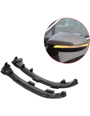 Retrovisores para Volkswagen Golf VII con intermitentes dinámicos