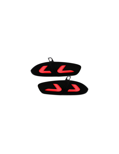 ? Pareja de Pilotos traseros carDNA LED para Seat León 1P1