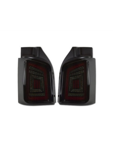 ? Pareja de Pilotos traseros carDNA LED para Volkswagen T5  y T5 GP