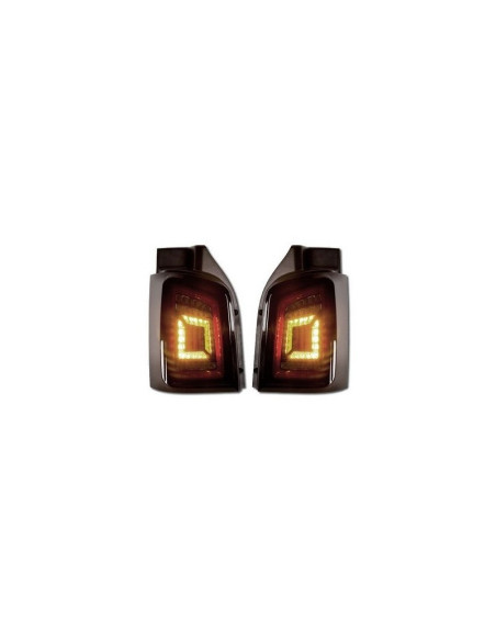 ? Pareja de Pilotos traseros carDNA LED para Volkswagen T5  y T5 GP