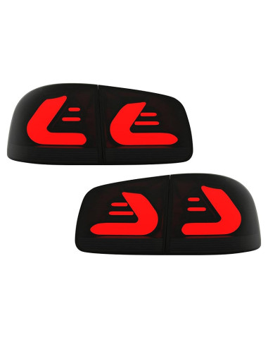 ? Pareja de Pilotos traseros carDNA LED para Volkswagen Touareg I 7L