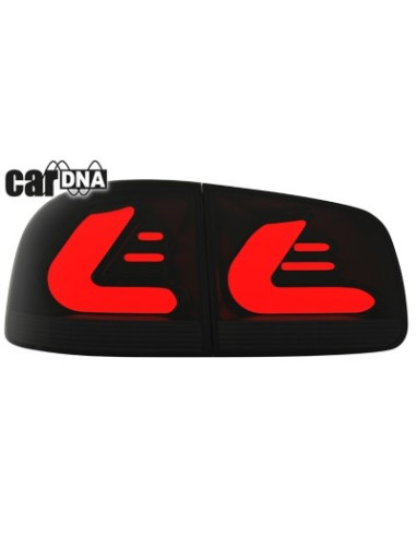 ? Pareja de Pilotos traseros carDNA LED para Volkswagen Touareg I 7L