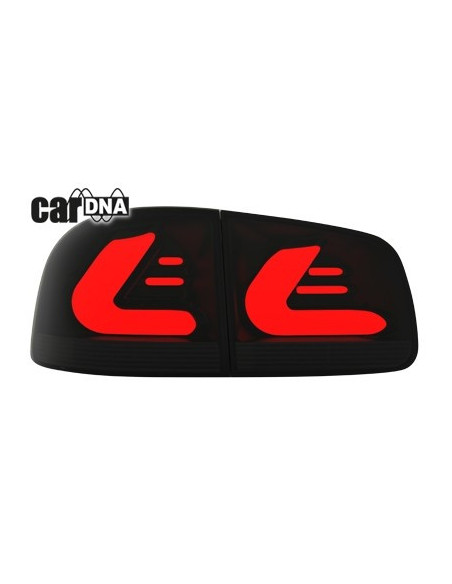 ? Pareja de Pilotos traseros carDNA LED para Volkswagen Touareg I 7L