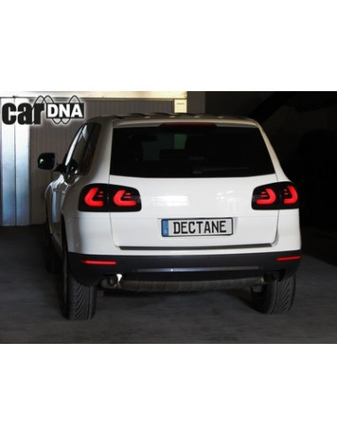 ? Pareja de Pilotos traseros carDNA LED para Volkswagen Touareg I 7L