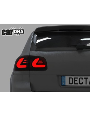 ? Pareja de Pilotos traseros carDNA LED para Volkswagen Touareg I 7L