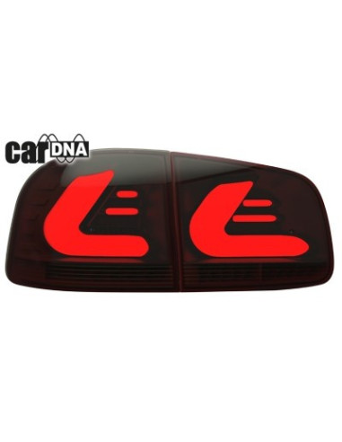 ? Pareja de Pilotos traseros carDNA LED para Volkswagen Touareg I 7L