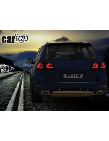 ? Pareja de Pilotos traseros carDNA LED para Volkswagen Touareg I 7L