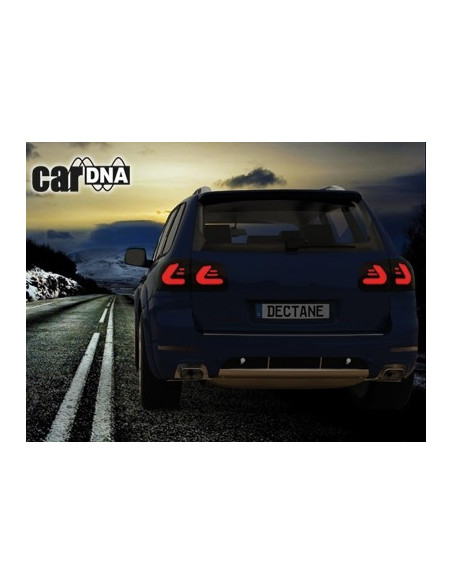 ? Pareja de Pilotos traseros carDNA LED para Volkswagen Touareg I 7L