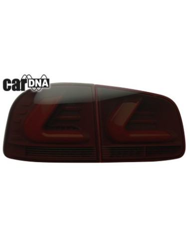 ? Pareja de Pilotos traseros carDNA LED para Volkswagen Touareg I 7L