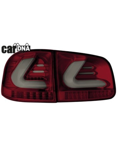 ? Pareja de Pilotos traseros carDNA LED para Volkswagen Touareg I 7L