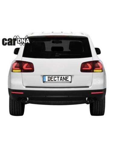? Pareja de Pilotos traseros carDNA LED para Volkswagen Touareg I 7L