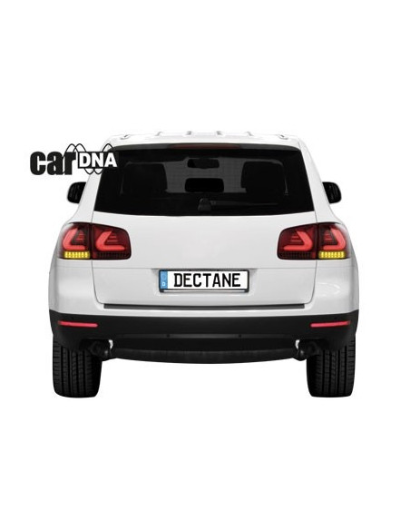 ? Pareja de Pilotos traseros carDNA LED para Volkswagen Touareg I 7L