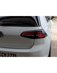 Pilotos LED VW Golf 7 VII 13-20 rojo/ahumado DIN