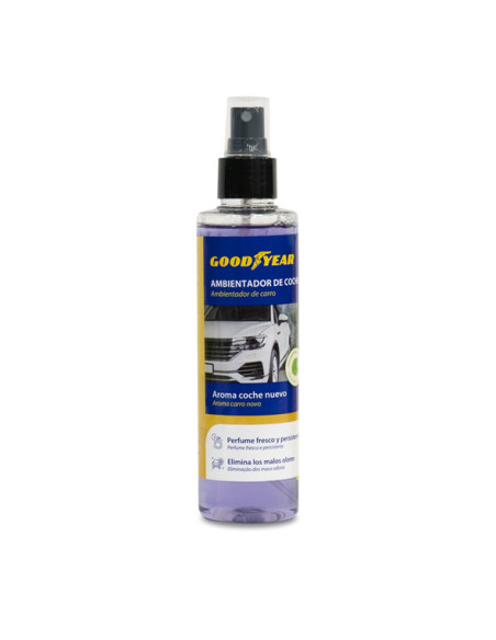 ? Good Year - Ambientador en spray con aroma new car (200 ml.) ✅