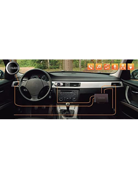 Kit de Manos Libres por Bluetooth con instalación para coche IHMK90 (AD2P, 4x50W, 2 teléfonos simultáneos)