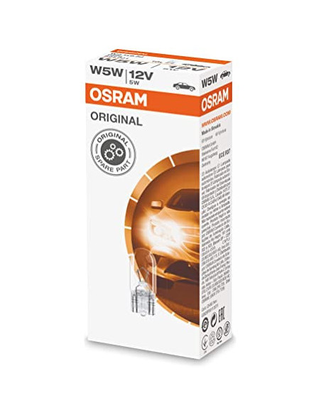 Osram 2825 [Original 12V] W5W 12V 5W (W2,1x9,5d)