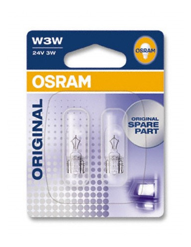 ¡Ilumina tu camino con la bombilla halógena Osram 2841-02B W2,1x9,5d 24V 3W W3W! ? - AutoAcc.es