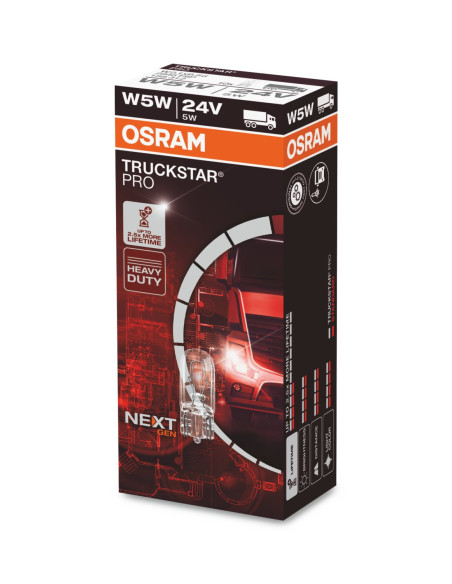 ¡Ilumina tu camino con la bombilla halógena Osram TRUCKSTAR PRO NextGen +120%! ? ¡Consigue un 120% más de brillo para tu vehícul