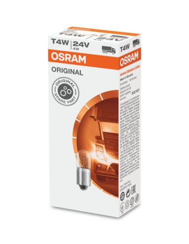 Osram 3930 [Original 24V] T4W 24V 4W (BA9s)