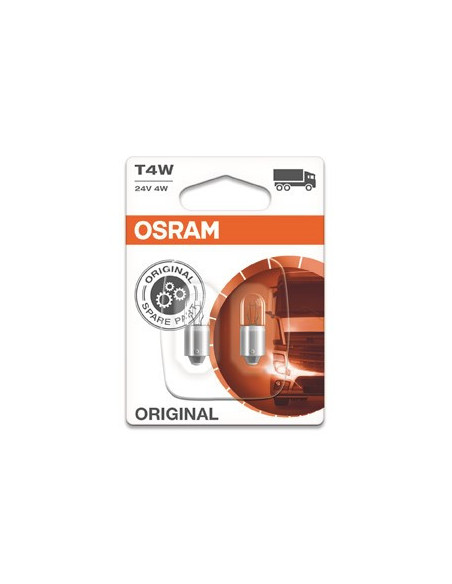 ¡Ilumina tu camino con las bombillas halógenas Osram 3930-02B BA9s 24V 4W T4W! ? ¡Descubre la mejor iluminación en AutoAcc.es!