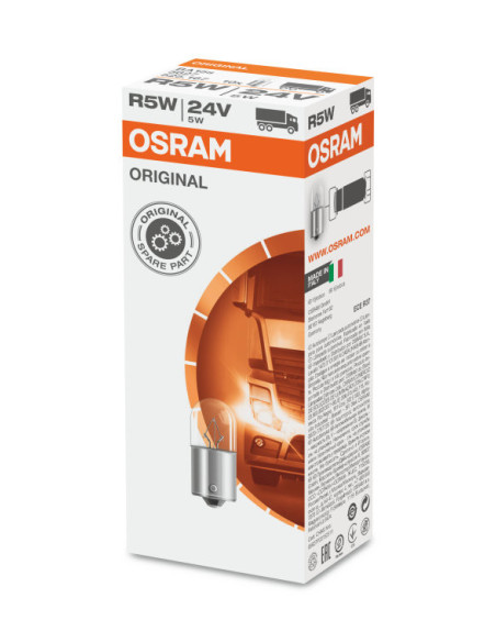 OSRAM [Original 24V] 5627 BA15s 24V 5W R5W