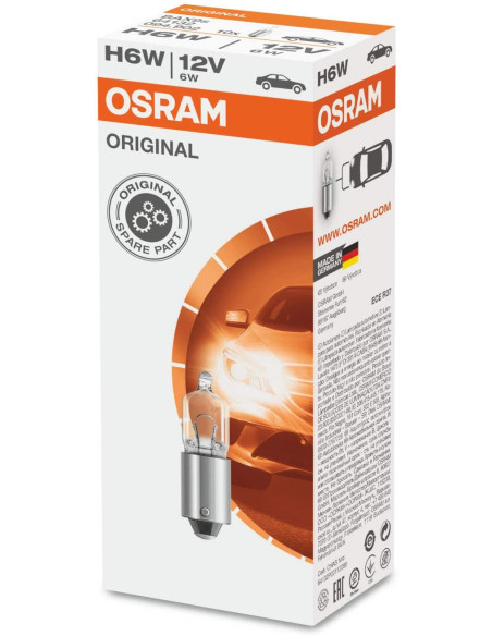 Osram 64132 [Original 12V] H6W 12V 6W (BAX9s)