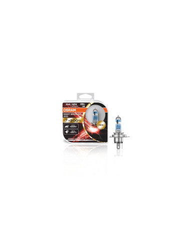 Osram - NIGHT BREAKER® +200% H4  (Formato Duo Box)