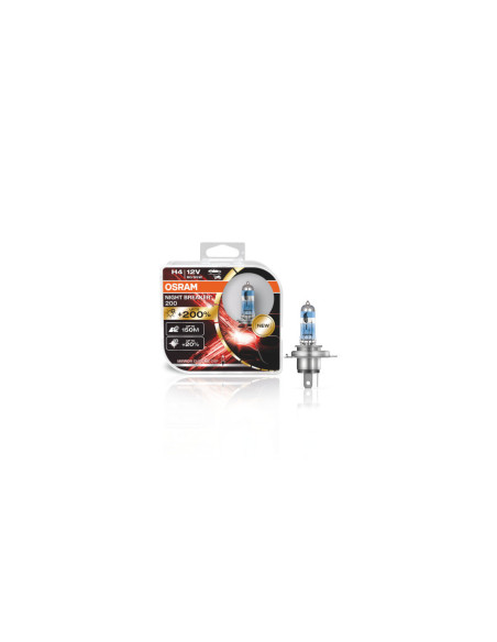 Osram - NIGHT BREAKER® +200% H4  (Formato Duo Box)