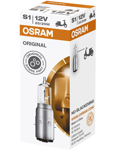 OSRAM 64326  [ Original 12V ]  S1 BA20d 25/25W 12V