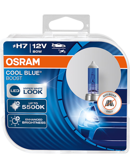 Lámparas OSRAM Cool Blue BOOST: Iluminación Hyperblanca y Estilo Moderno para Off-Road