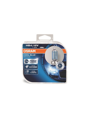 Osram 9006CBI-DUO [COOL BLUE® Intense] HB4 12V 51W