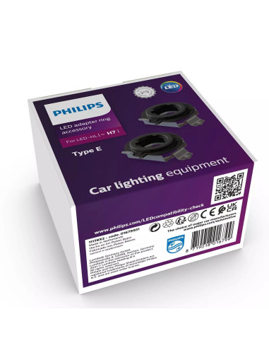 ? Philips 11178X2 - Pareja de adaptadores Tipo E