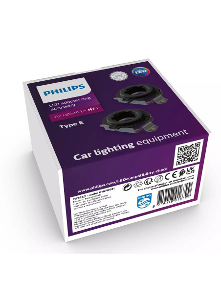 ? Philips 11178X2 - Pareja de adaptadores Tipo E