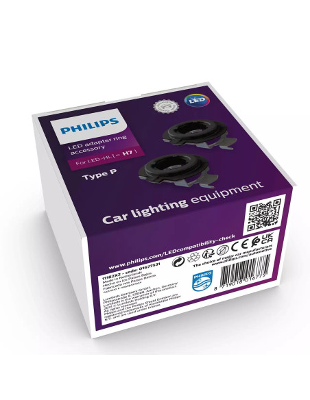 ? Philips 11182X2 - Pareja de adaptadores Tipo P