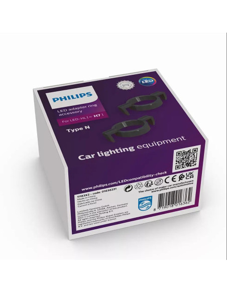 ? Philips 11183X2 - Pareja de adaptadores Tipo N