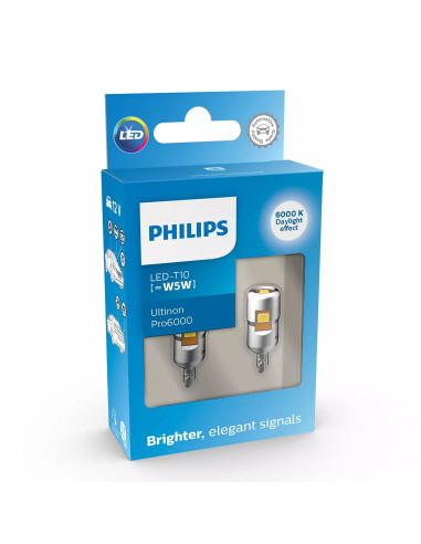 Lámparas LED Philips Ultinon Pro6000: Iluminación Automotriz de Alta Calidad y Durabilidad
