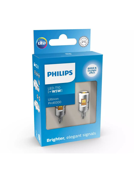 Lámparas LED Philips Ultinon Pro6000: Iluminación Automotriz de Alta Calidad y Durabilidad
